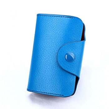 Colorful Stylish Leather Business Card Holder