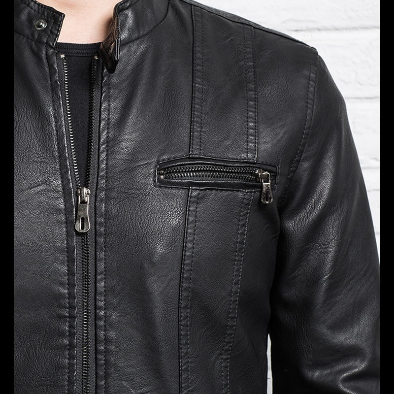 sheepskin 2023 new motorcycle split leather jacket teenager boy