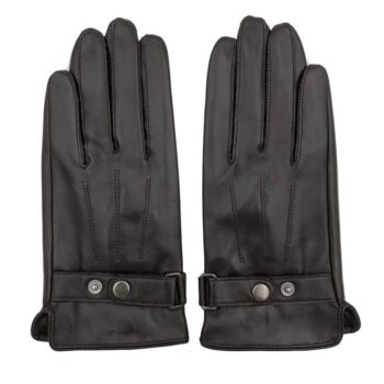 YY8597 Spring/Winter Real Leather Short Gloves For Men Male Thin/Thick Black/Brown Touched Screen Gant Gym Luvas Driving Mittens