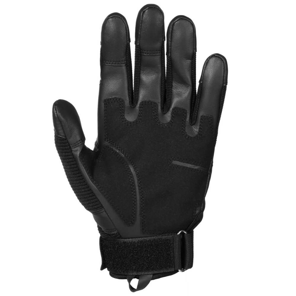 Touch Screen Tactical Rubber Hard Knuckle Full Finger Gloves Military Army Paintball Airsoft Bicycle Combat PU Leather Glove Men
