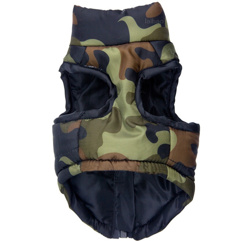 Stylish Warm Waterproof Camouflage Dog's Coat
