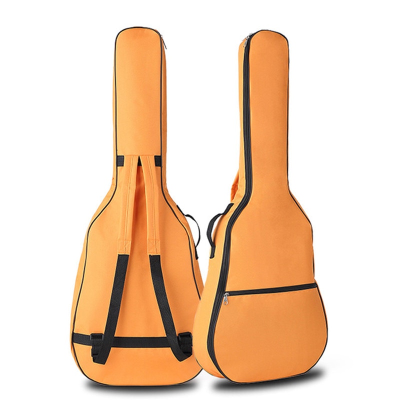40/41 Inch Oxford Fabric Acoustic Guitar Gig Bag Waterproof Backpack 5mm Cotton Double Shoulder Straps Padded Soft Case