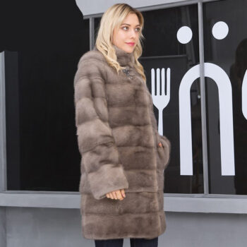 Mink Fur Coat Oversize Women Winter Natural Fur Coats Female Warm Thick Long Genuine Leather Jackets Ladies Detachable 2023 New