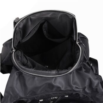 Fashion Skull PU Leather Backpack with Hood