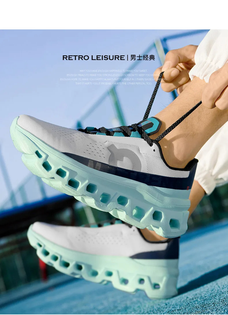 White Lake Blue Fashion Leisure Sports Running Shoes | Breathable & Lightweight | Sizes 39-45